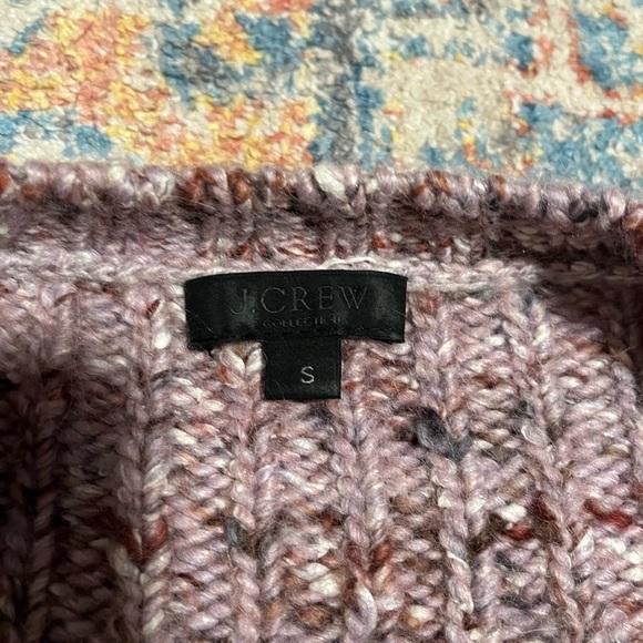 JCrew heather purple wool-alpaca-silk crewneck sweater - Picture 2 of 10